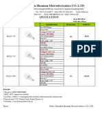 Shenzhen Shennan Microelectronics CO.,LTD: Modle Picture Specification Dimmable Usd/Pc