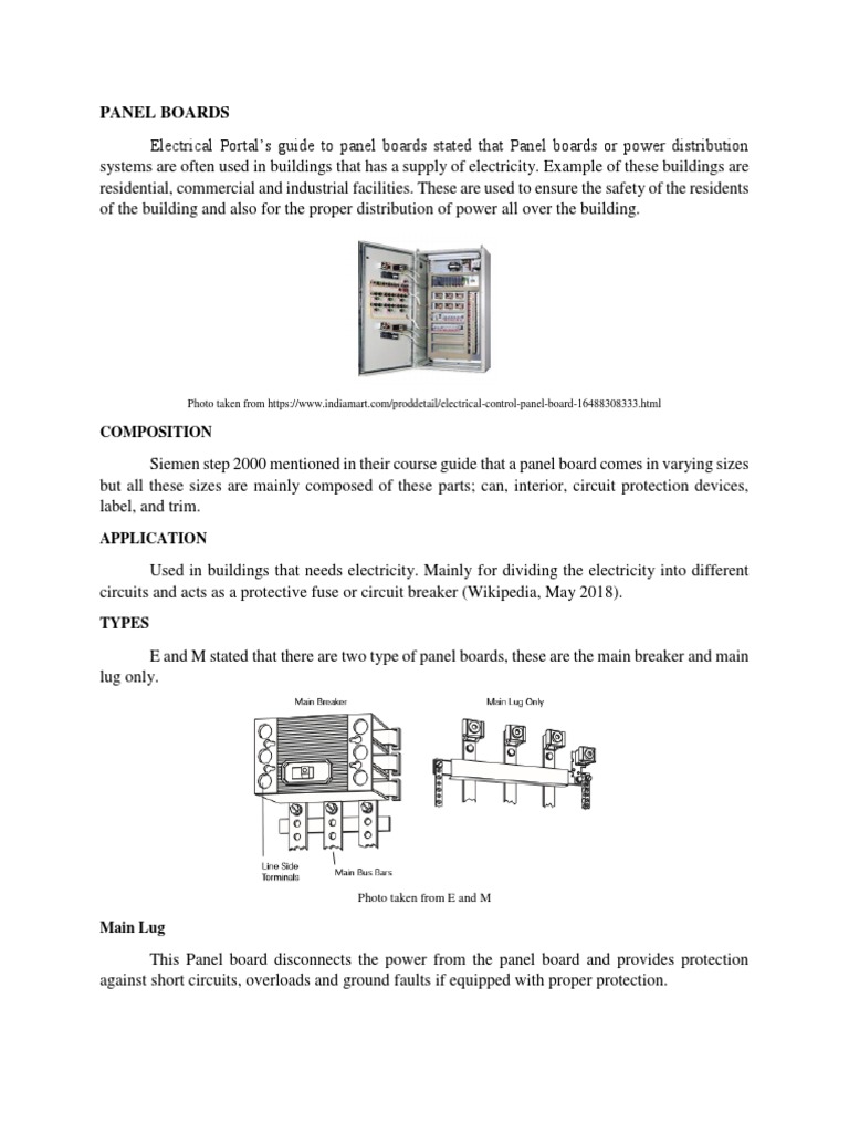 A Comprehensive Guide to Electrical Distribution Components: Panel ...