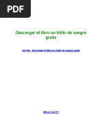 Descargar El Libro Un Hilito de Sangre Gratis PDF