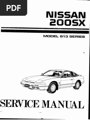 Nissan 200SX - Repair - Manual PDF | PDF