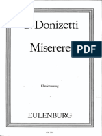 DONIZETTI - Miserere in Sol M PDF