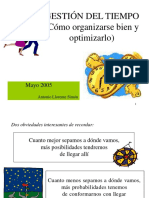 Formación y organización del tiempo