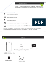 QSG ARCHOS 55 Helium Ultra Book PN115264 PDF