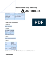 Stress Analysis Report Initial Rizky Rahmaddy