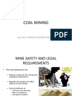 Coal Mining: Ing. M.Sc. Marco Antonio Ardila B