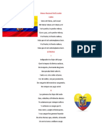 Himno Nacional Del Ecuador