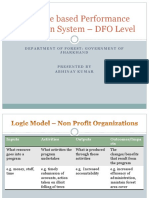 Performance Evaluation System - DFO Level