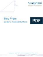 Blue Prism - Guide To Accessibility Mode PDF