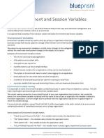 Blue Prism Guide - Environment and Session Variables PDF