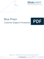 Blue Prism Customer Support ProcedureV2.4 - 0 PDF