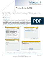 Blue Prism - Guide To OLEDB v2 PDF