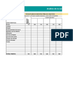 Análisis de La Competencia en Excel