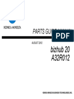 bizhub 20 Parts Guide Manual August 2012