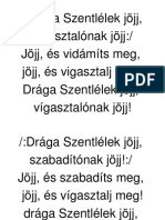 Drága Szentlélek Jöjj