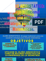 Ponencia Globo Aerostatico Un Juego Tradicional Como Un Excelente Recurso para Enseñar Matematicas