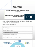 ISO 22000 Sistema de gestión de inocuidad alimentaria