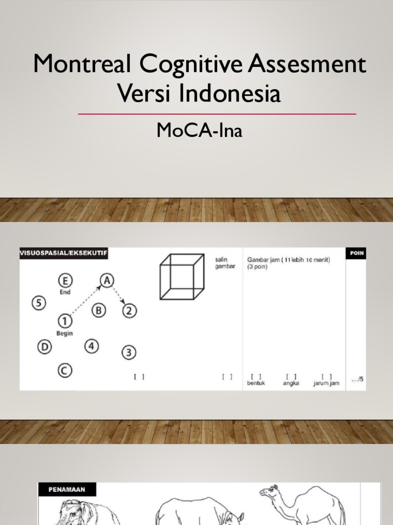 MoCA-Ina: Montreal Cognitive Assessment | PDF