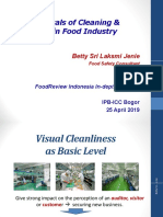 (Prof. Dr. Betty Sri Laksmi Jenie) Fundamentals of Cleaning & Sanitation in Food Industry