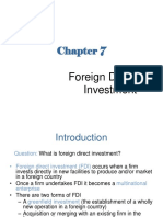 Foreign Direct Investment