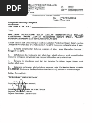 Jaga Kebersihan Tandas Kita Englshmada