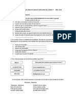 Nivelación Final Del Área de Lengua Castellana Del Grado 7