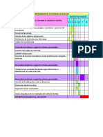 Cronograma de Actividades A Realizar