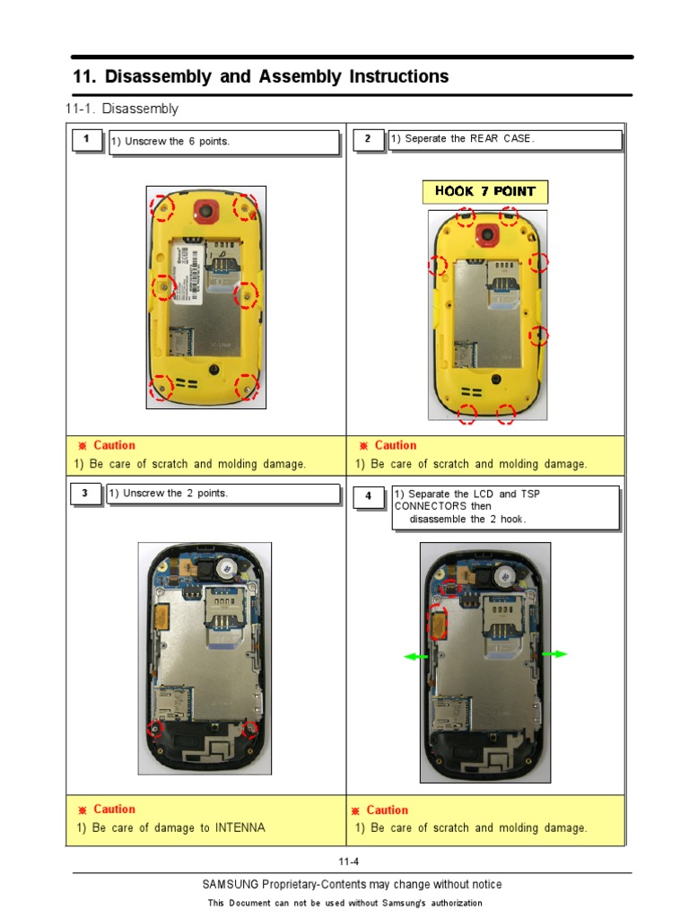 Disassembly and Assembly Instructions | PDF | Electrical Connector ...
