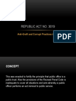 Republic Act No. 3019: Anti-Graft and Corrupt Practices Act