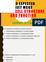 27 January Cell Structure and Function