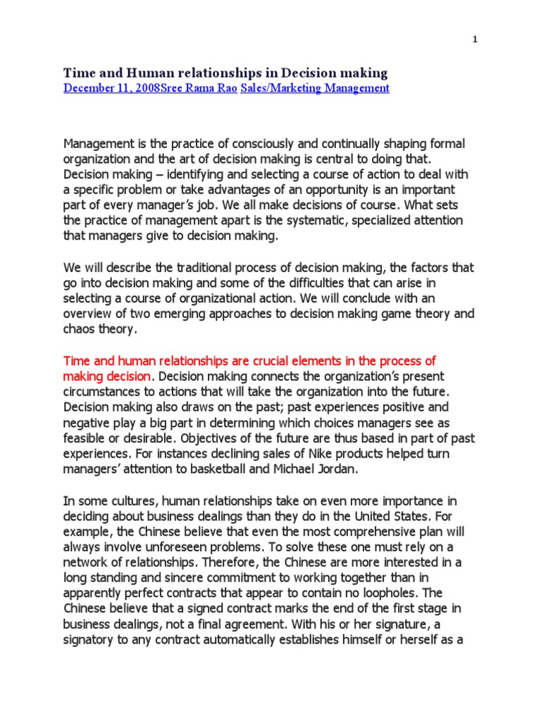 Decision Making for Managers | PDF | Decision Making | Intellectual ...