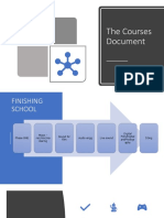 The Courses Document