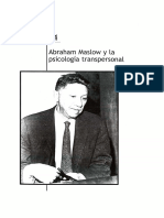 Abraham Maslow y La Psicologia Transpersonal PDF