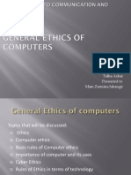 General Ethics of Computer (Presentation)