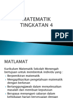 Matematik Tingkatan 4