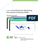 User Manual Pengembangan E Monev PKAM