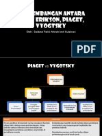 Perkembangan Antara Teori Erikson, Piaget, Vyogtsky