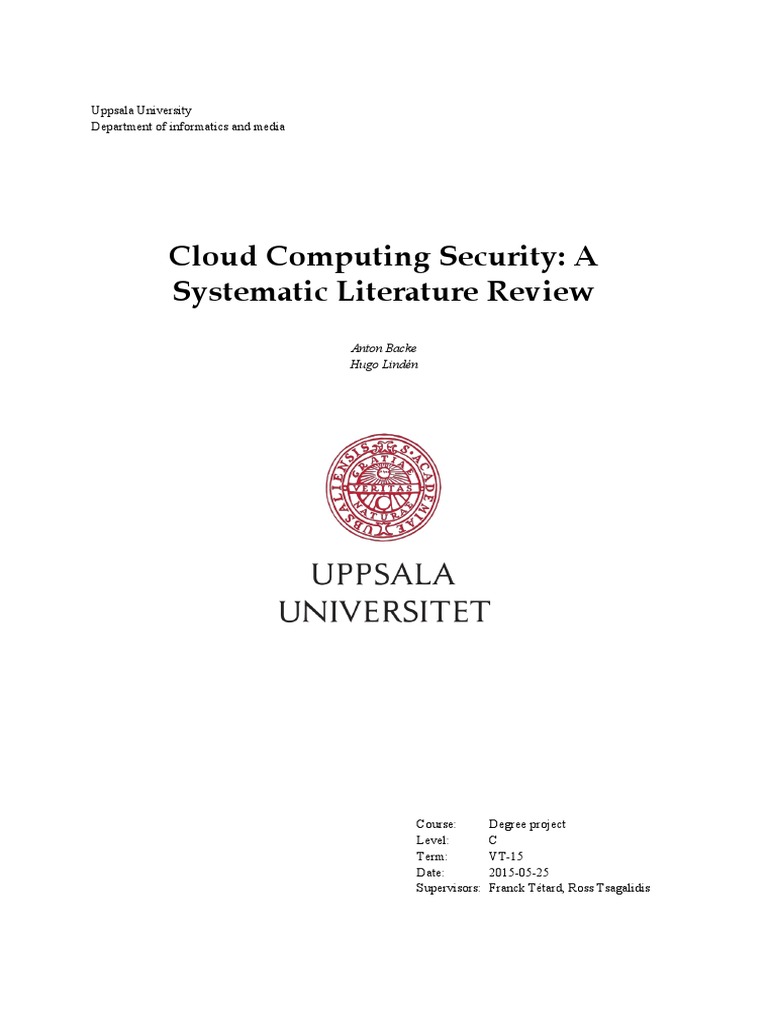 Cloud Computing Security Review | PDF | Virtual Machine | Cloud Computing