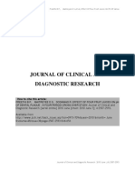 Journal of Clinical and Diagnostic Research