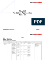 Silabus Pendidikan Agama Islam Kelas IV