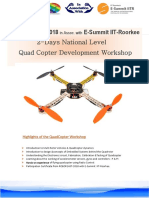 Robofeast-2018 2-Days National Level Quad Copter Development Workshop