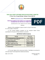 Tamil Nadu Forest Uniformed Services Recruitment Committee