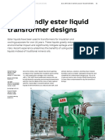 Eco-Friendly Ester Liquid Transformer Designs: Greener