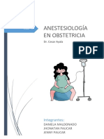 Anestesia en Obstetricia