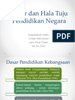 Dasar Dan Hala Tuju Pendidikan Negara NEW (Autosaved)