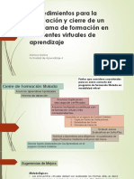 Sugerir Pautas para El Cierre de Un Programa de Formación Virtual