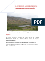 Manual Para Obtener El Área Del Rio Ñahuinpuquio