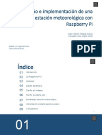 Diseño de una estación meteorológica con Raspberry Pi