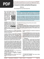 Cyber Crime Scenario in India and Judicial Response