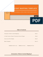 Content Mapping Template