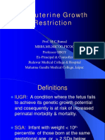 Intrauterinegrowth Restriction